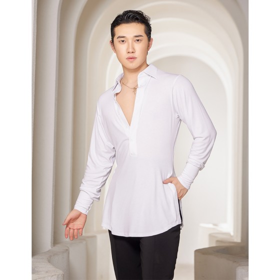 NY595 Men's Latin Dance Top